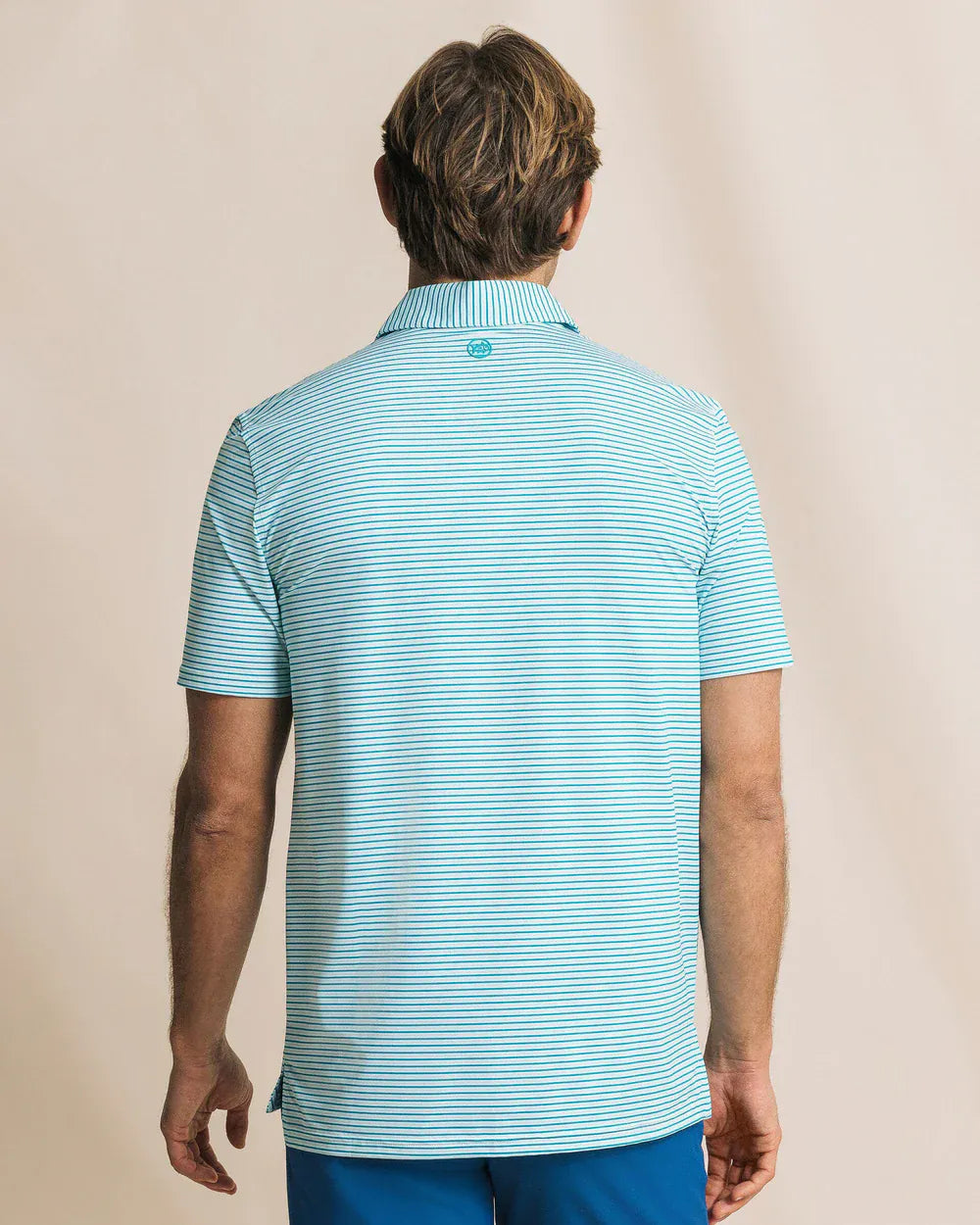 Southern Tide Polos Pelican Landing Stripe Performance Polo