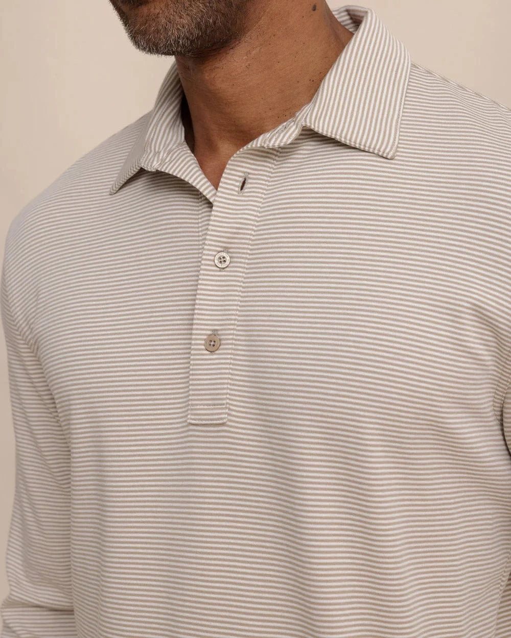 Southern Tide Polos Sandy Cay Long Sleeve Knit Polo