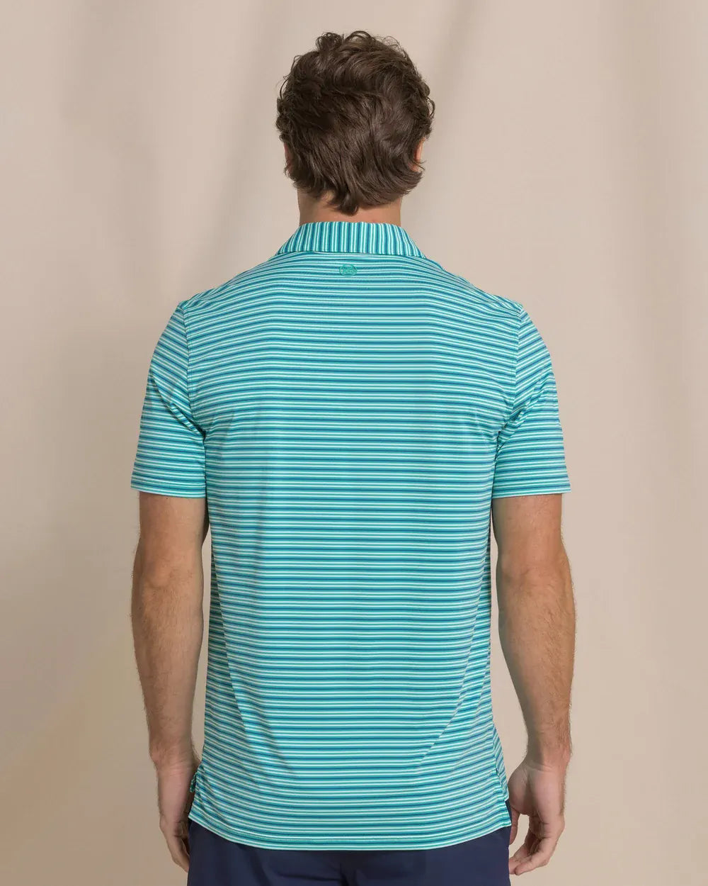 Southern Tide Polos Shipwatch Stripe Coastal Breeze® Performance Polo