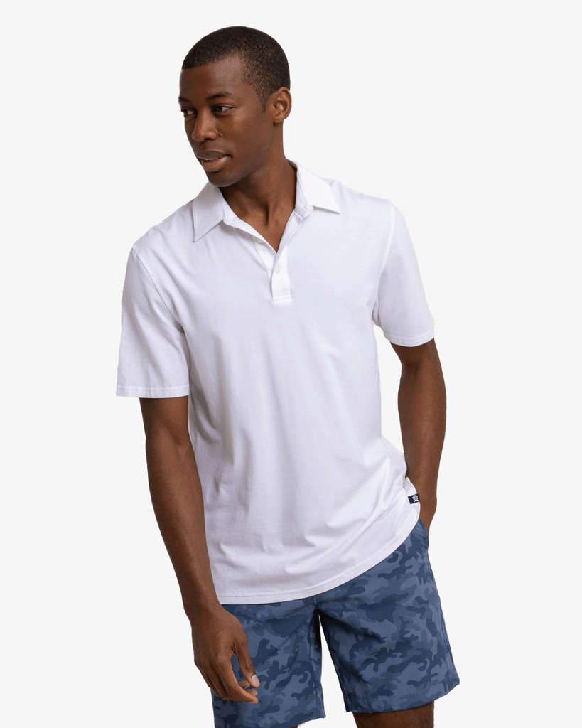 Southern Tide The Seaport Polo Classic White