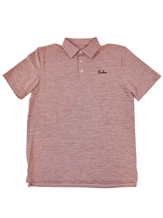 Southern Tide Polos USC Gamecocks Driver Spacedye Polo Shirt- Chianti