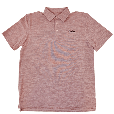 Southern Tide Polos USC Gamecocks Driver Spacedye Polo Shirt- Chianti