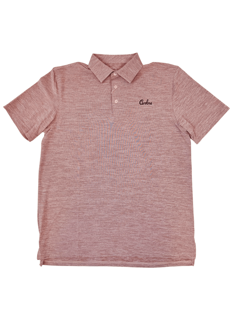 Southern Tide Polos USC Gamecocks Driver Spacedye Polo Shirt- Chianti