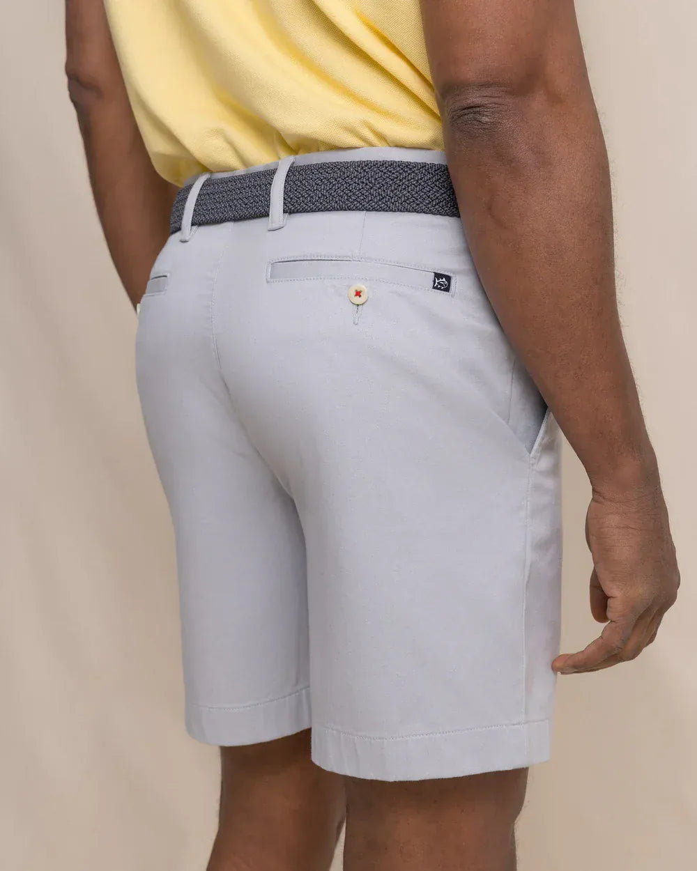 Southern Tide Shorts Channel Marker 7" Stretch Chino Short in Seagull Grey
