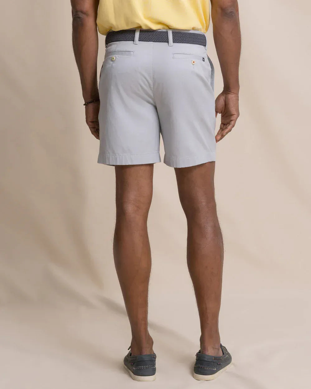 Southern Tide Shorts Channel Marker 7" Stretch Chino Short in Seagull Grey