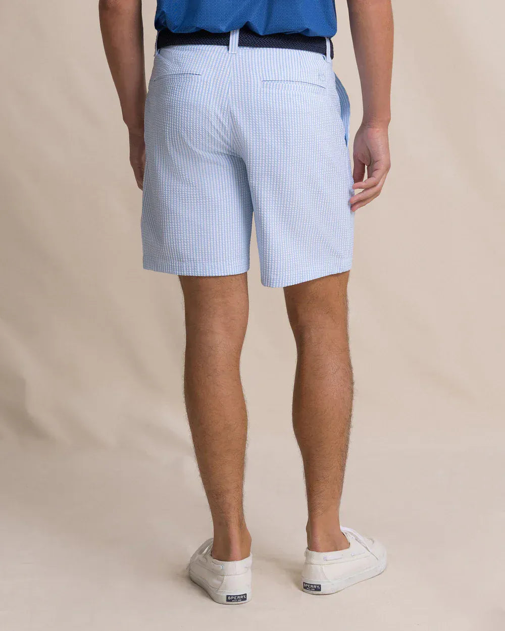 Southern Tide Shorts Coral Vista Seersucker 8" Coastal Breeze® Performance Short