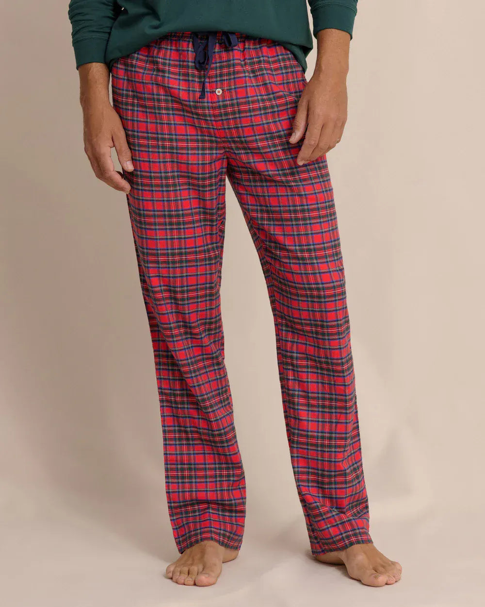 Southern Tide Sleepwear CRAB RED / S Men's South Carolina Tartan Lounge Pant