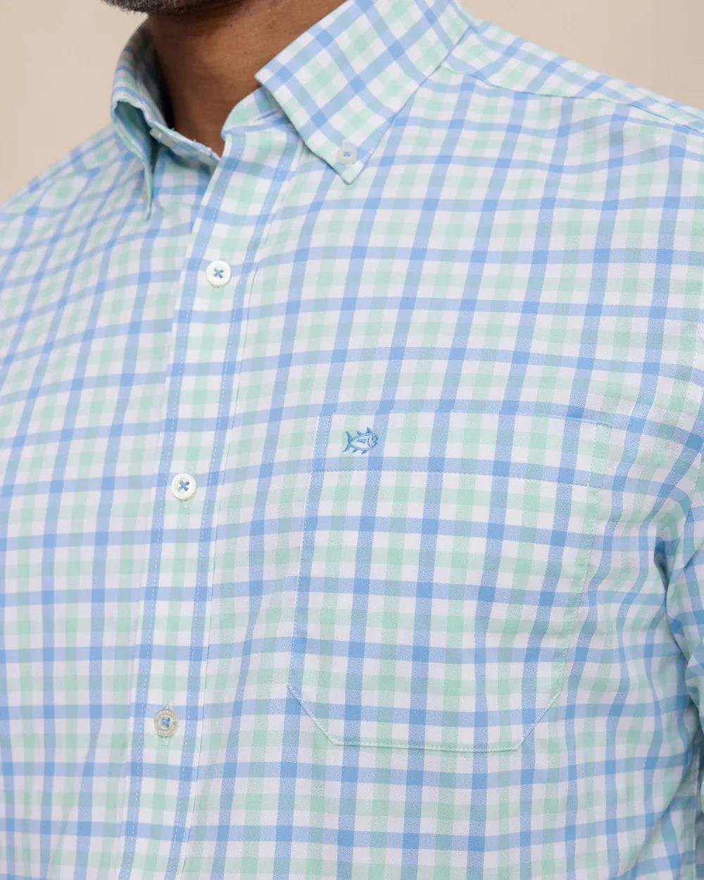 Southern Tide Sport Shirts Albemarle Gingham brrr°® Intercoastal Sport Shirt