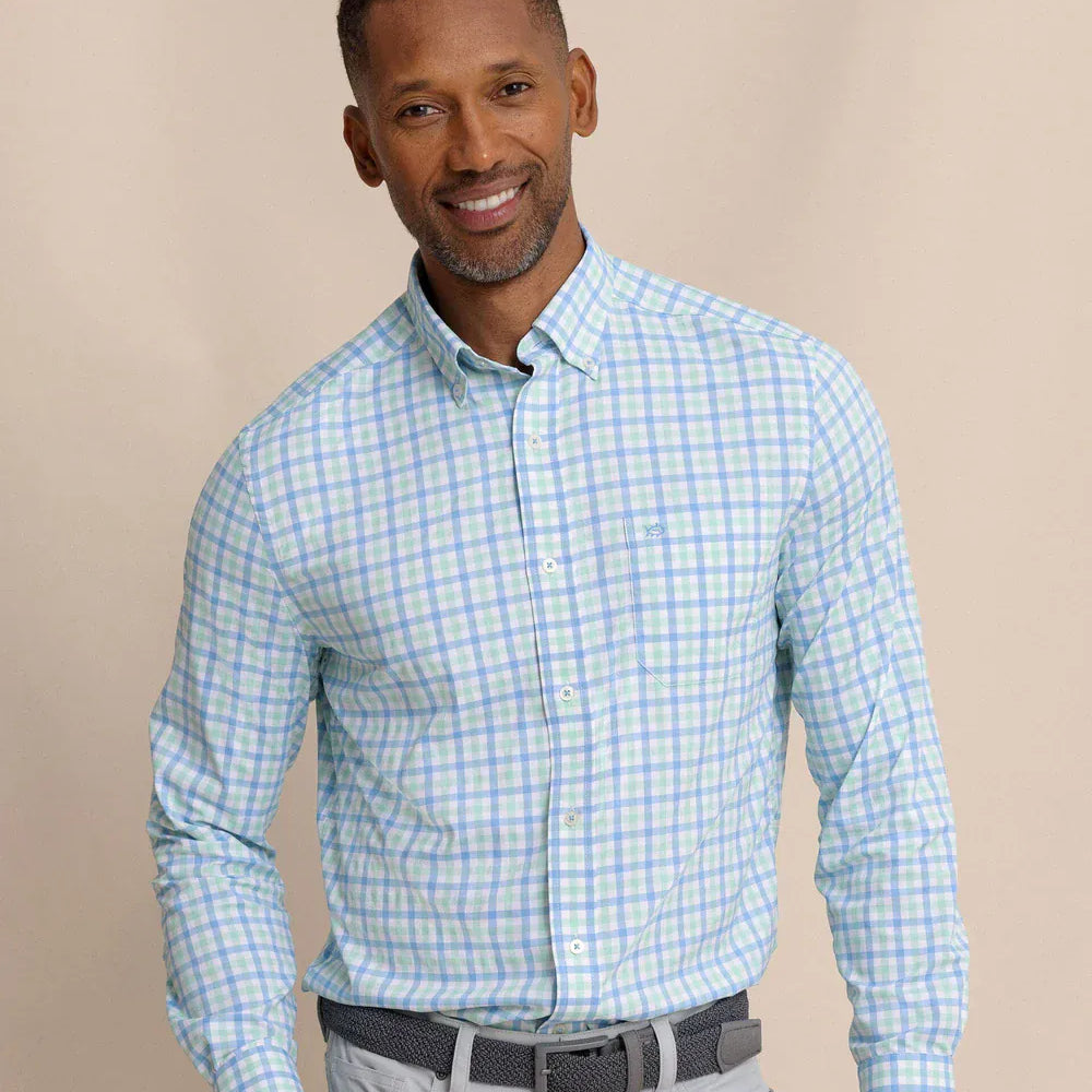 Southern Tide Sport Shirts Albemarle Gingham brrr°® Intercoastal Sport Shirt