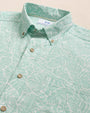 Southern Tide Sport Shirts Beach Palms Linen Sport Shirt