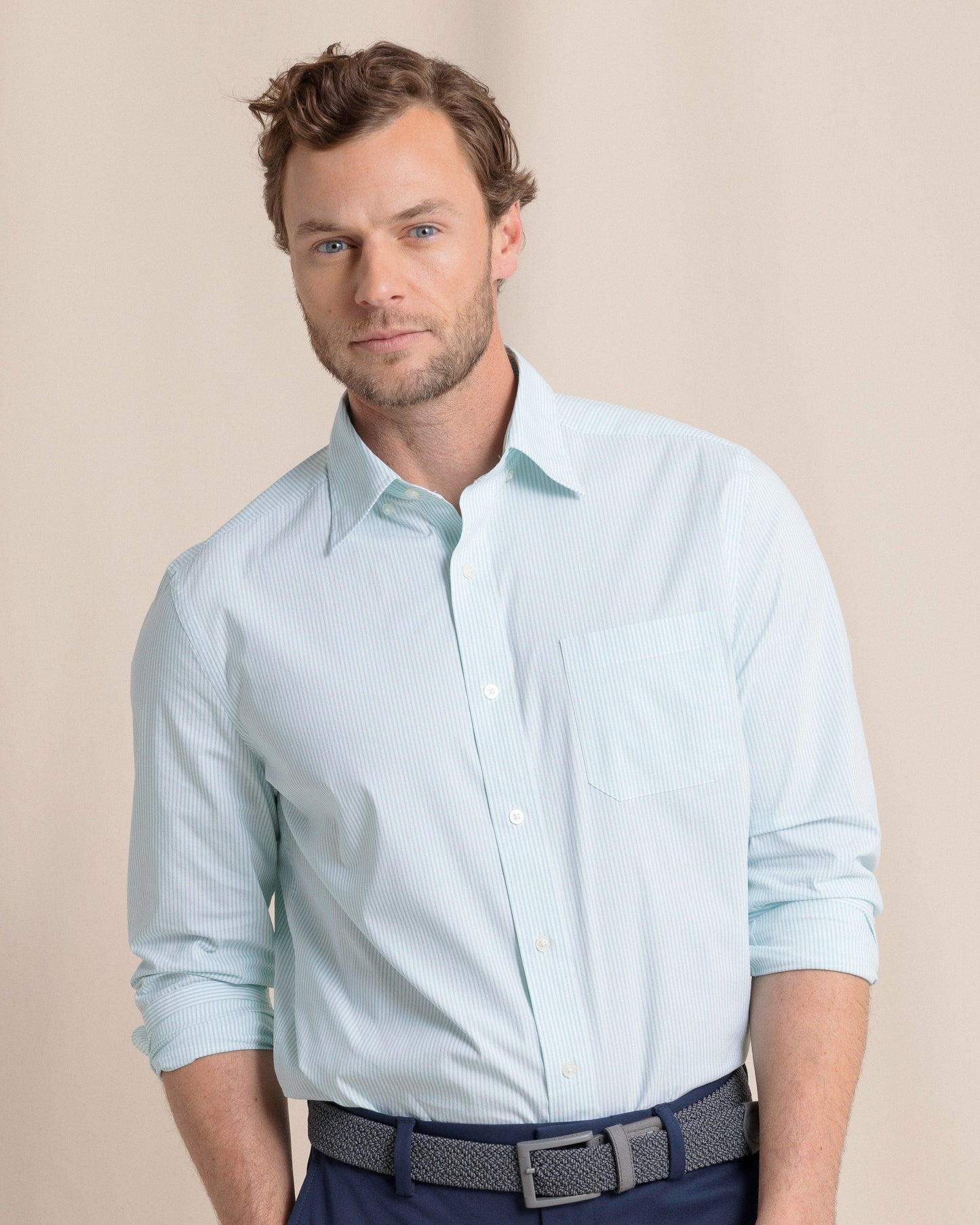 Southern Tide Sport Shirts Charleston Granby Sport Shirt - Mint