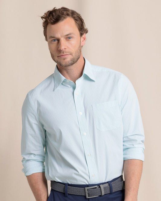 Southern Tide Sport Shirts Charleston Granby Sport Shirt - Mint