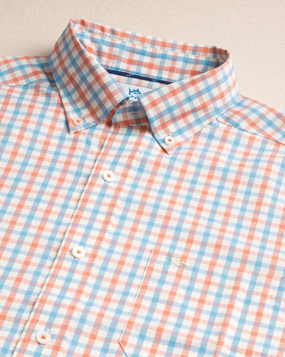 Southern Tide Sport Shirts Coastal Breeze Ocean Song Sportshirt