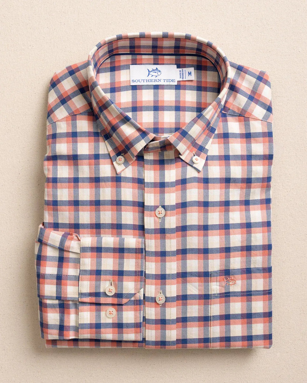 Southern Tide Sport Shirts Diamond Cove Heather Skipjack Sport Shirt