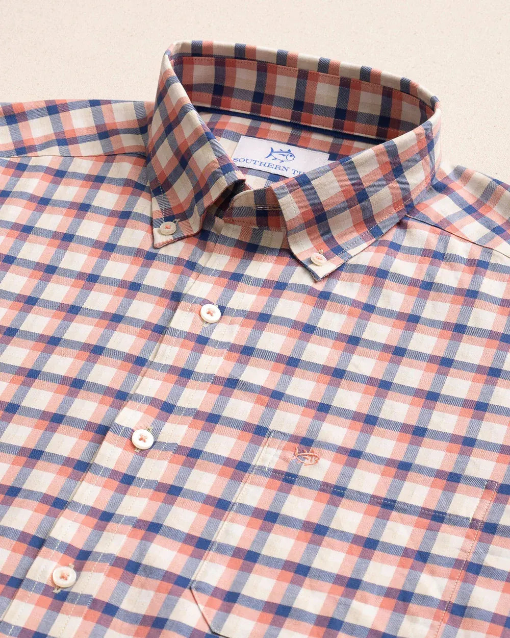Southern Tide Sport Shirts Diamond Cove Heather Skipjack Sport Shirt