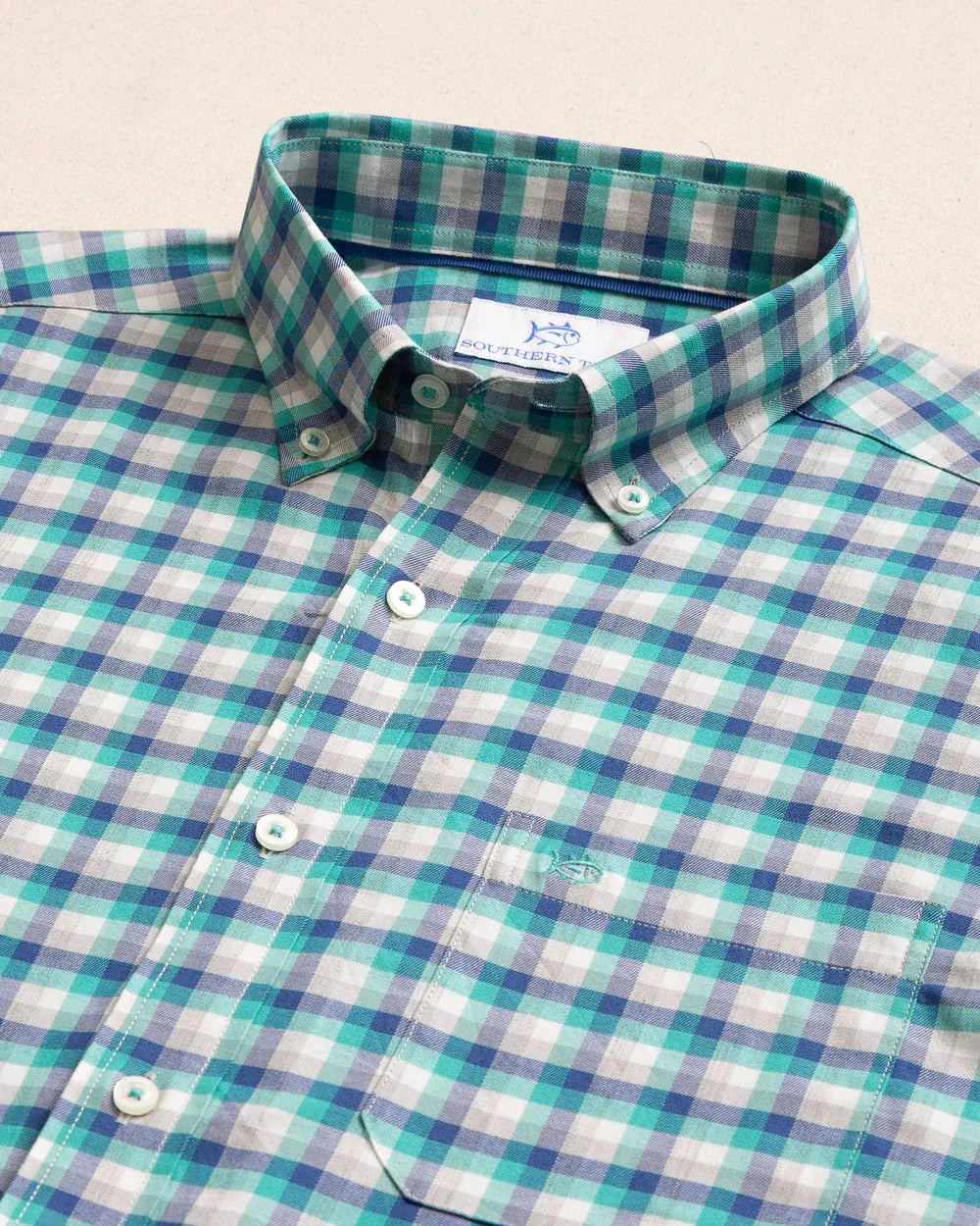 Southern Tide Sport Shirts Diamond Cove Heather Skipjack Sport Shirt