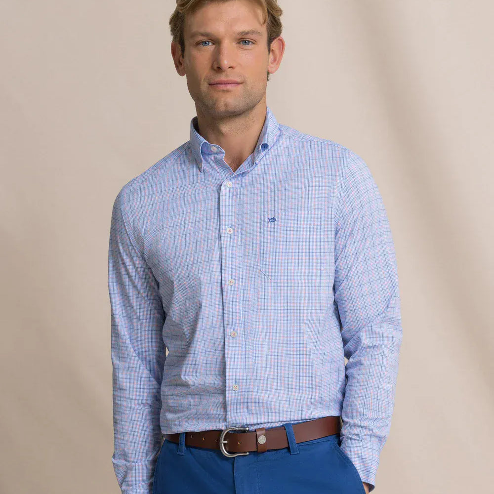 Southern Tide Sport Shirts Edisto Island Coastal Breeze® Sport Shirt in Ocean Channel