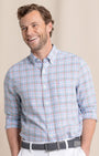 Southern Tide Sport Shirts Emerald Shores Sport Shirt - Cerulean