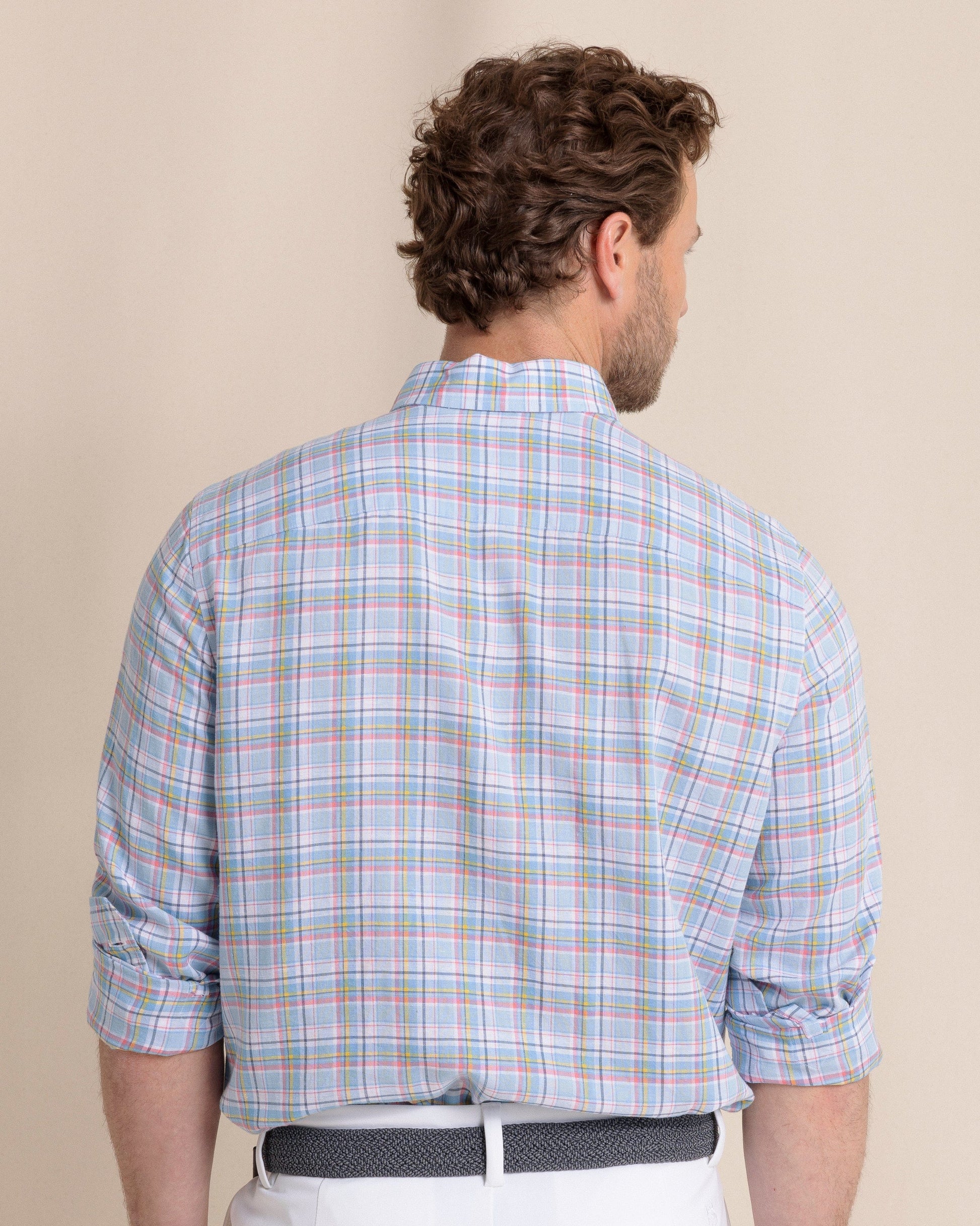 Southern Tide Sport Shirts Emerald Shores Sport Shirt - Cerulean