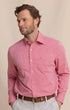 Southern Tide Sport Shirts GRENADINE RED / S Crofton Plaid Charleston Sport Shirt