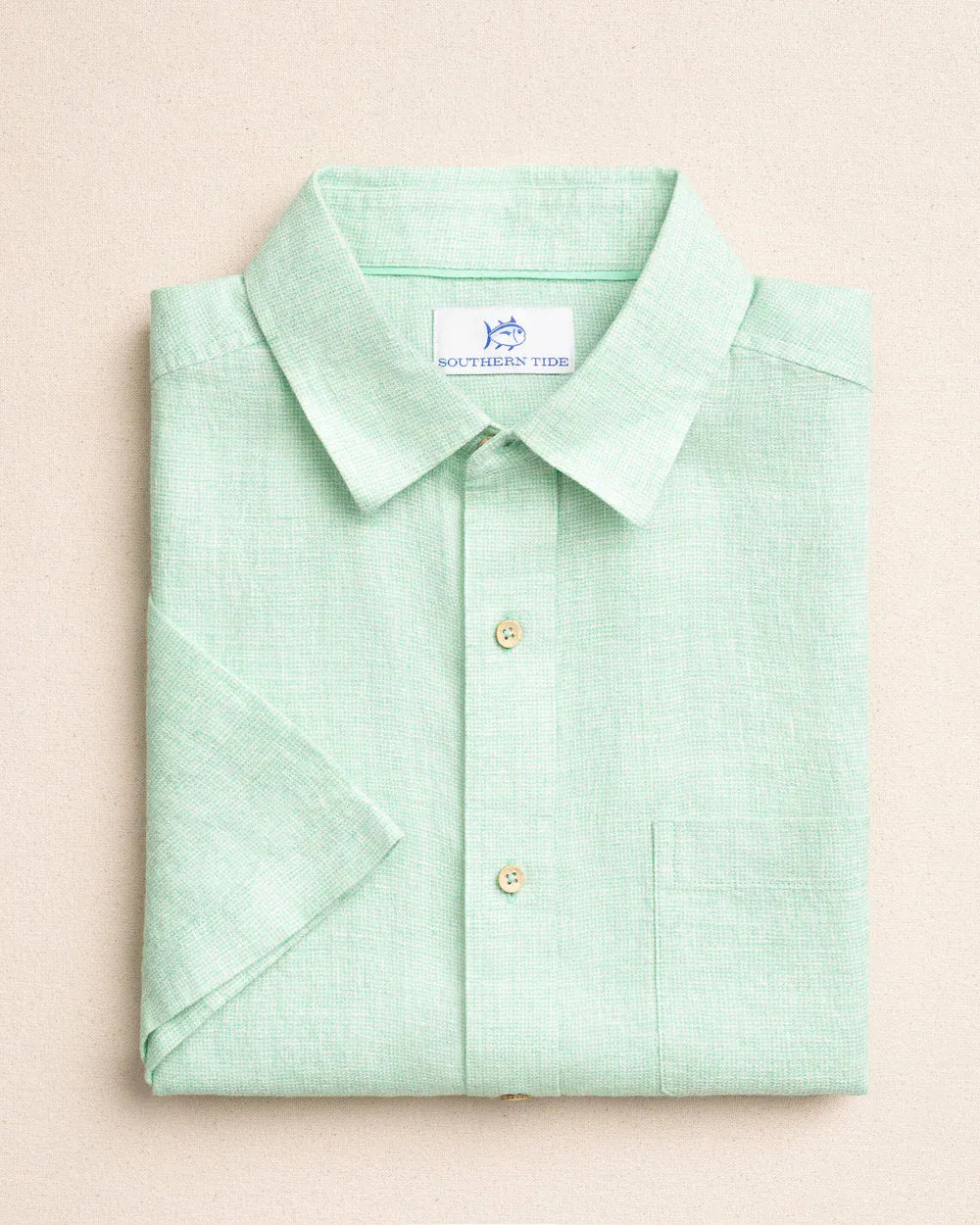 Southern Tide Sport Shirts Gulf View Short Sleeve Sport Shirt