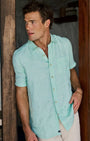 Southern Tide Sport Shirts Gulf View Short Sleeve Sport Shirt