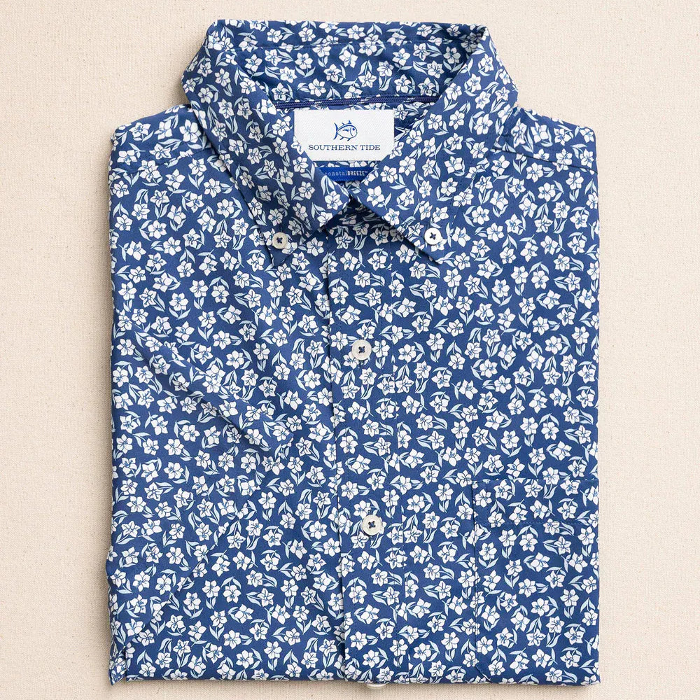 Southern Tide Sport Shirts Island Infusion Coastal Breeze® Short Sleeve Sport Shirt