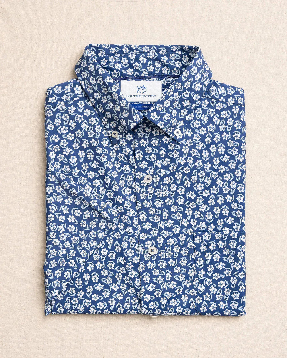 Southern Tide Sport Shirts Island Infusion Coastal Breeze® Short Sleeve Sport Shirt