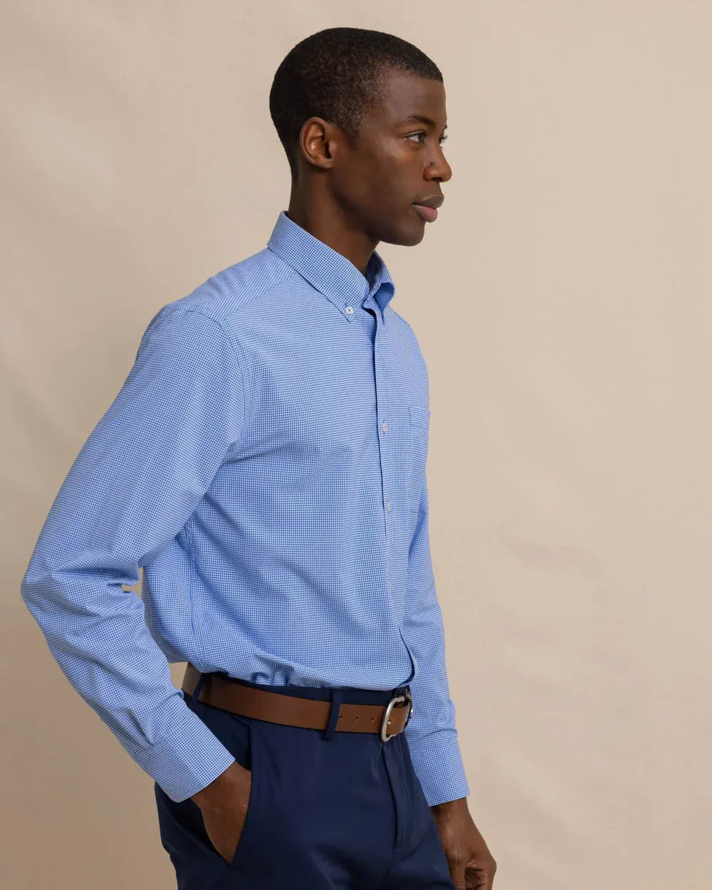 Southern Tide Sport Shirts Micro Gingham brrr°® Intercoastal Sport Shirt