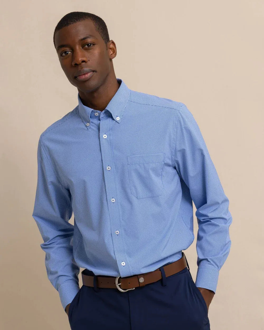 Southern Tide Sport Shirts Micro Gingham brrr°® Intercoastal Sport Shirt