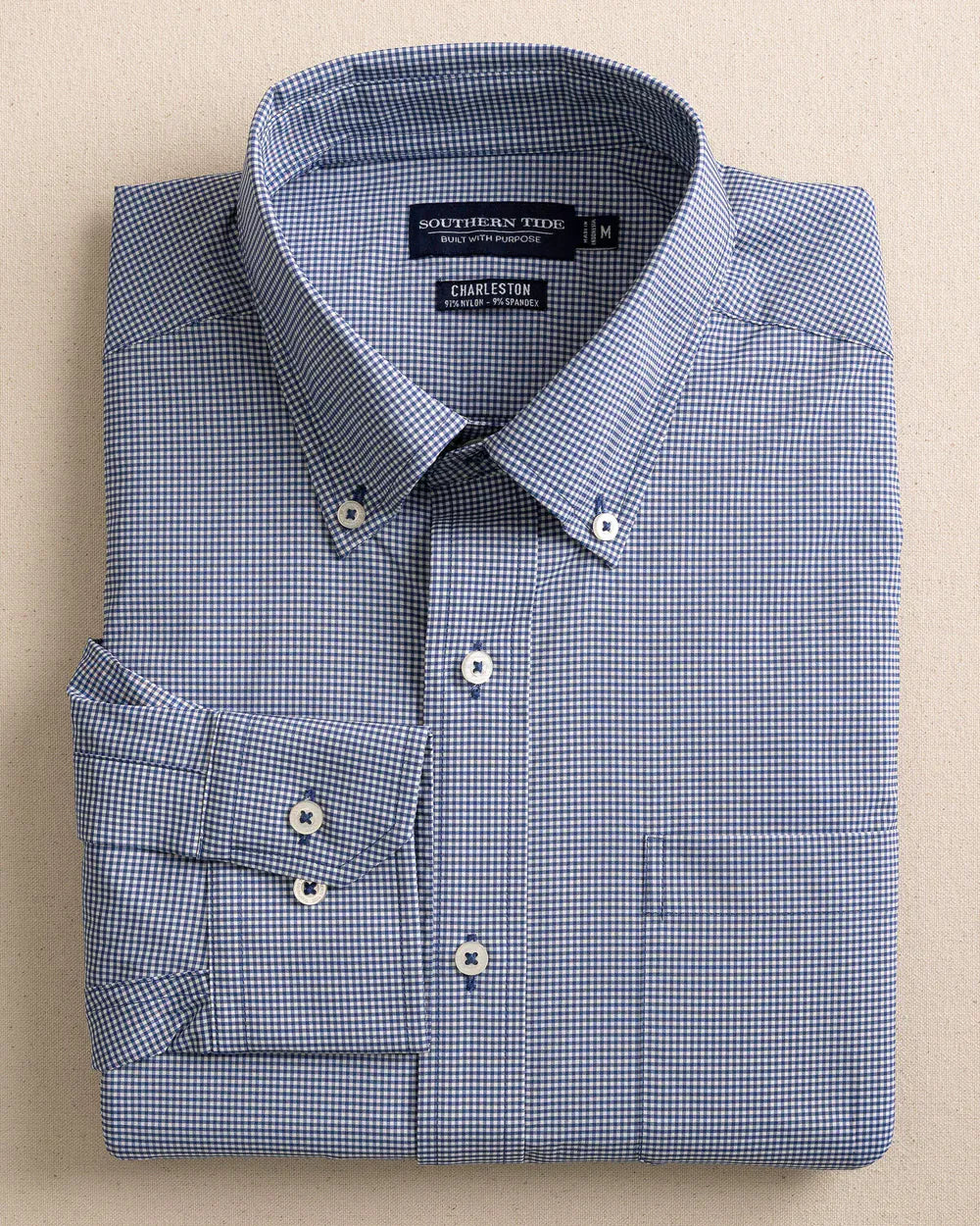 Southern Tide Sport Shirts Micro Gingham Intercoastal Sport Shirt
