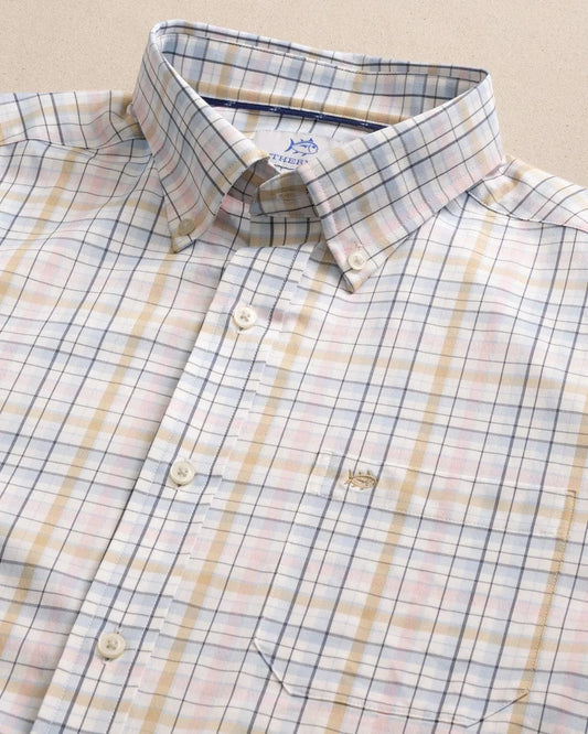 Southern Tide Sport Shirts Morris Island brrr Intercoastal Plaid Long Sleeve Sport Shirt