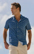 Southern Tide Sport Shirts Nautical Flags Short Sleeve Sport Shirt