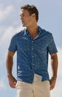 Southern Tide Sport Shirts Nautical Flags Short Sleeve Sport Shirt