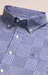 Southern Tide Sport Shirts Palmetto Point Gingham Sport Shirt in Nautical Blue