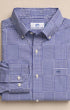 Southern Tide Sport Shirts Palmetto Point Gingham Sport Shirt in Nautical Blue