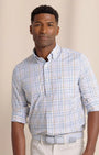 Southern Tide Sport Shirts Parfait Pink / M Morris Island brrr Intercoastal Plaid Long Sleeve Sport Shirt