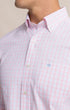 Southern Tide Sport Shirts Precheck Plaid Coastal Breeze® Sport Shirt in Orchid Pink