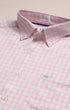 Southern Tide Sport Shirts Precheck Plaid Coastal Breeze® Sport Shirt in Orchid Pink