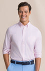 Southern Tide Sport Shirts Precheck Plaid Coastal Breeze® Sport Shirt in Orchid Pink