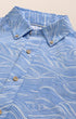 Southern Tide Sport Shirts Rolling Waves Linen Sport Shirt