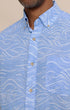Southern Tide Sport Shirts Rolling Waves Linen Sport Shirt