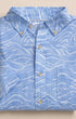 Southern Tide Sport Shirts Rolling Waves Linen Sport Shirt