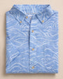 Southern Tide Sport Shirts Rolling Waves Linen Sport Shirt