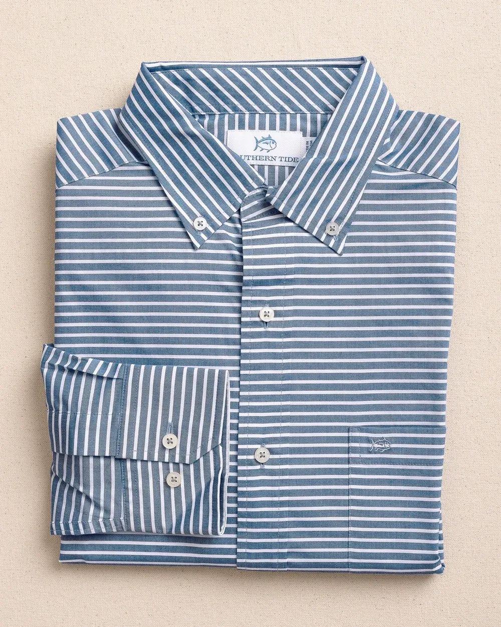 Southern Tide Sport Shirts Salt Tide Stripe Sport Shirt