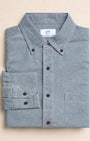 Southern Tide Sport Shirts Sandy Beach Chambray Sport Shirt