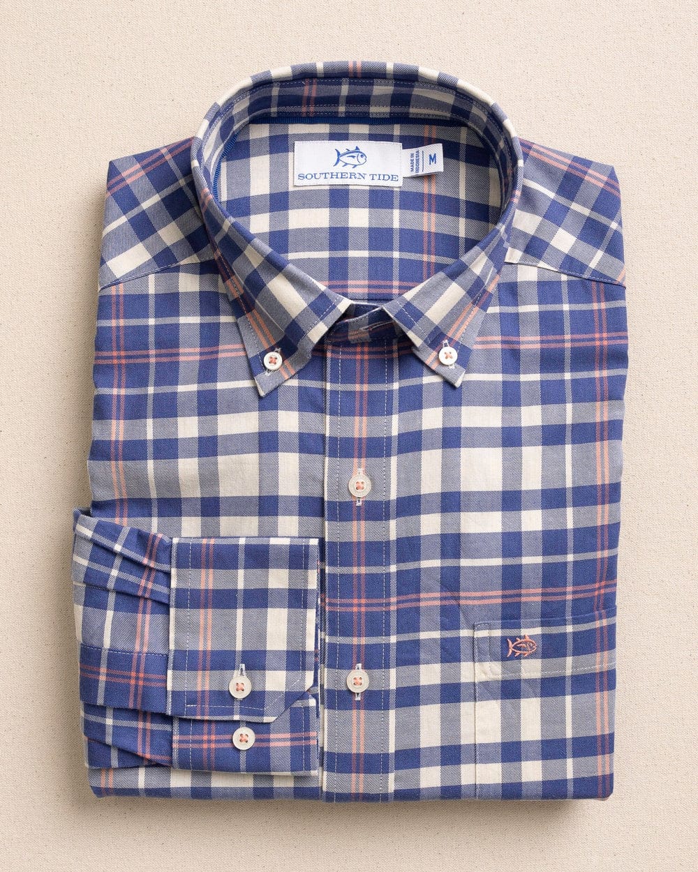 Southern Tide Sport Shirts Sandy Shores Heather Skipjack Sport Shirt