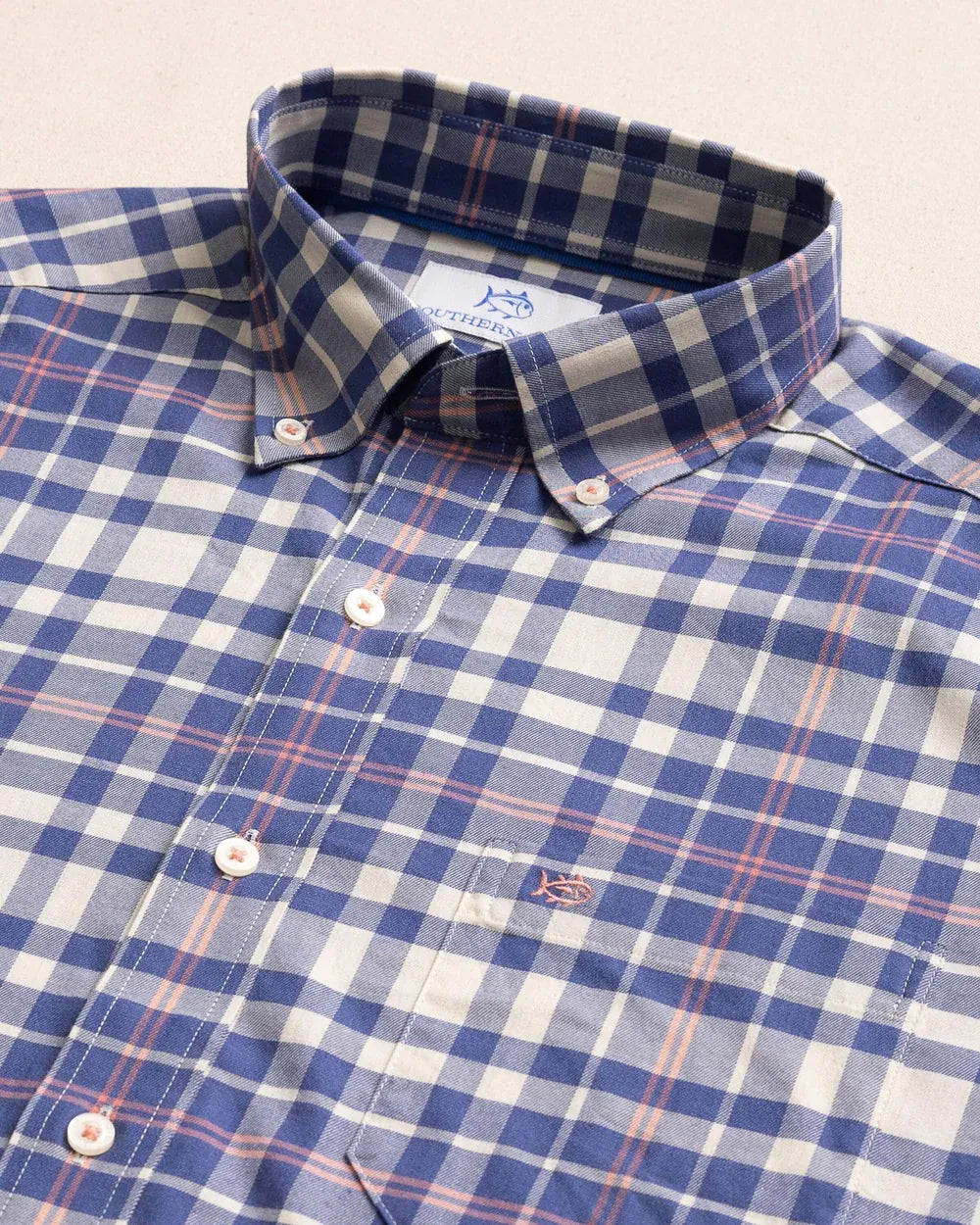 Southern Tide Sport Shirts Sandy Shores Heather Skipjack Sport Shirt