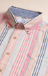 Southern Tide Sport Shirts Sea Voyage Stripe Linen Sport Shirt