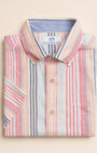 Southern Tide Sport Shirts Sea Voyage Stripe Linen Sport Shirt